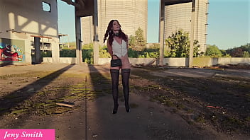 Exposed And Bound: Jeny Smith’s Public Naked Confinement