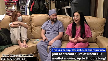 Become A Nurse As Blaire Celeste’s Mouth Gets Blasted With A Massive Load Of Cum
