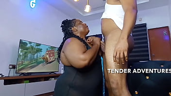Sloppy Facefucking And Thick Ebony Doggystyle