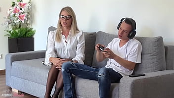 Tutoring Temptation: A Busty Blonde Educator Teases And Takes Her Pupil’s Hard Lesson