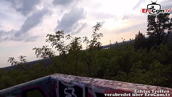Slim German Blonde Milf Picked Up Online For Wild Outdoor Fucking