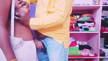 Desi Housewife Gets Her Tight Saree Stitched And Ends Up Screaming In Telugu As The Tailor Fucks Her Deep
